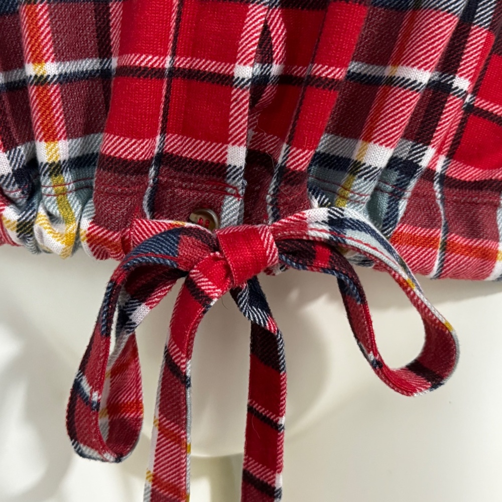 Upcycled Guns & Roses Plaid Shirt - Picture 5 of 6